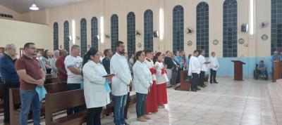 Novenas em CelebraÃ§Ã£o aos 40 Anos da Comunidade de Nossa Senhora do PerpÃ©tuo Socorro, no Bairro Cristo Rei tem reunido centenas de devotos
